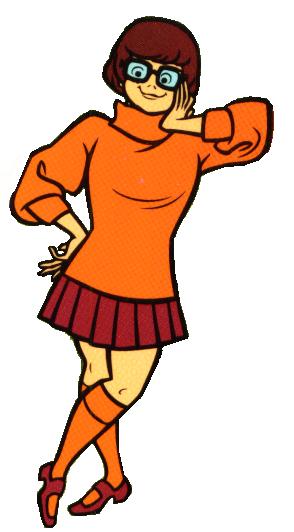 It's just me! Velma Dinkley! Kicking back and relaxing for once!